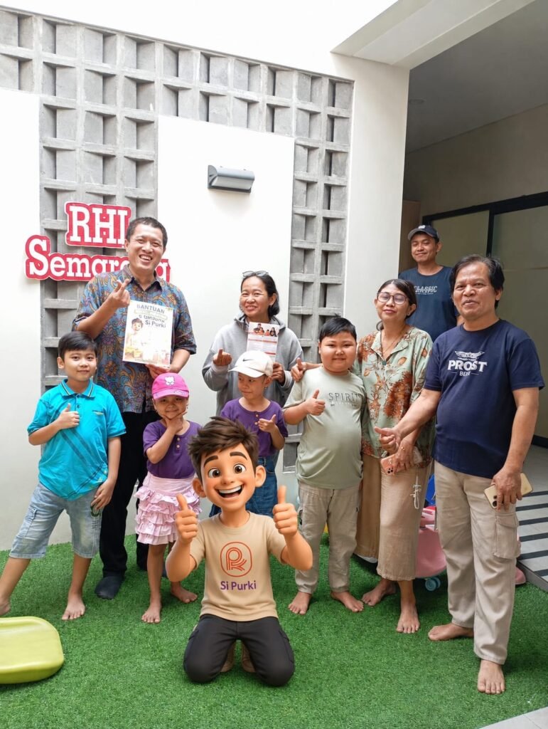 Momen Berbagi Keceriaan Si Purki bersama Anak-anak Penyintas Kanker