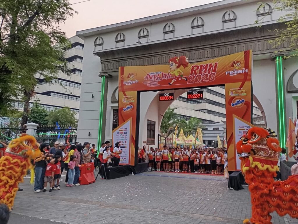 Si Purki di Aneka Jaya Run 2026 Balaikota Semarang